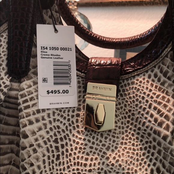 🌺AUTHENTIC 🌺ELISA RHODES HOBO BAG IN CREME🌺 - Picture 5 of 8